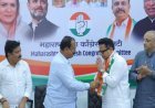 काँग्रेसचा सुनील तटकरेंना मोठा धक्का; भाचे कॅप्टन अमोल महाडिक यांनी सहकाऱ्यांसह हातात धरला काँग्रेसचा हात