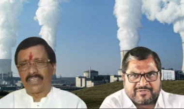 देवगडमध्ये अणुऊर्जा प्रकल्पाविरोधात एल्गार ;  राजू शेट्टी आणि विनायक राऊतांचे 'जलसमाधी आंदोलन'
