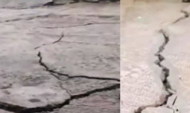 महाबळेश्वरजवळ निसर्गाचा कोप ! नावली गावात जमीन खचल्याने घरे आणि रस्त्यांना मोठे तडे