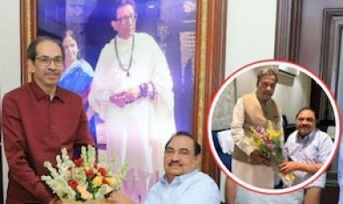 भाजप की ठाकरे? एकनाथ खडसेंच्या 'मातोश्री' भेटीमागचं खरं कारण अखेर समोर