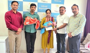 मदत फाउंडेशनकडून जुळ्या चिमुरड्यांच्या उपचारासाठी ६१ हजारांची आर्थिक मदत