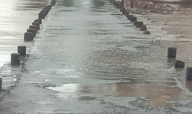कोगे-बहिरेश्वर पुलावर दुसऱ्यांदा पाणी,प्रशासनाकडून सतर्कतेचे आवाहन