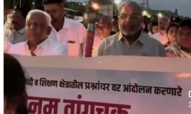 सोनम वांगचुक व नीट घोटाळा प्रकरण : जयसिंगपुरात भव्य कॅन्डल मार्च; "आंदोलकांवर कारवाई करून सरकार लोकशाहीचा गळा घोटतंय" ; राजू शेट्टींचा घणाघात