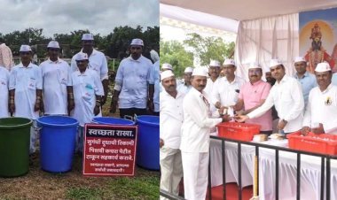 एक पाऊल भक्तीकडे... एक पाऊल स्वच्छतेकडे!"; पुईखडी येथे गोकुळतर्फे वारकरी सेवा आणि स्वच्छता अभियान संपन्न!