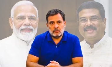 शिक्षण मंत्रालय RSS चालवत होतं" राहुल गांधींचा लोकसभेत आरोप