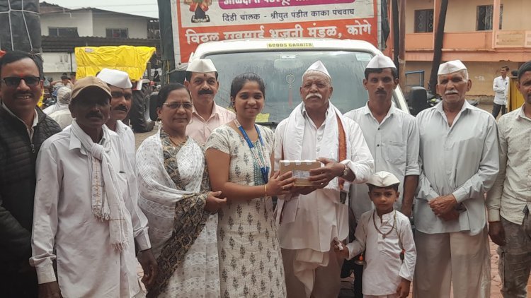 'ज्ञानोबा-तुकाराम'च्या गजरात कोगेकरांची पायी दिंडी पंढरीकडे रवाना; ४० वर्षांची परंपरा कायम