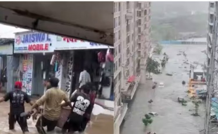 वसईच्या पुरात माणुसकीची शर्यत हरली; चादरीच्या स्ट्रेचरवर नेलेल्या २२ वर्षीय तरुणीचा दुर्दैवी मृत्यू