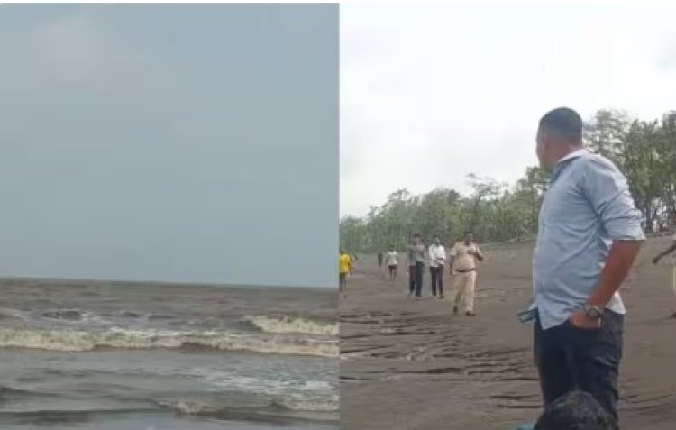 विरारच्या अर्नाळा समुद्रकिनारी दुर्दैवी घटना; चार अल्पवयीन मुले लाटांमध्ये अडकली, दोघे बचावले तर दोघांचा शोध सुरू