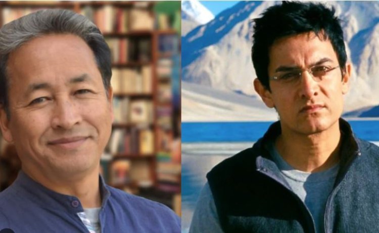 ‘३ इडियट्स' मधील रँचो सोनम वांगचुक यांच्यावर आधारित नाही ; आमिर खानचा मोठा खुलासा, उपोषणाबाबत व्यक्त केली काळजी