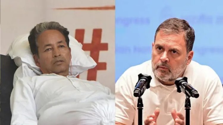 सोनम वांगचुक यांना जंतर-मंतरवरून रुग्णालयात हलवलं; राहुल गांधींची सरकारवर टीका