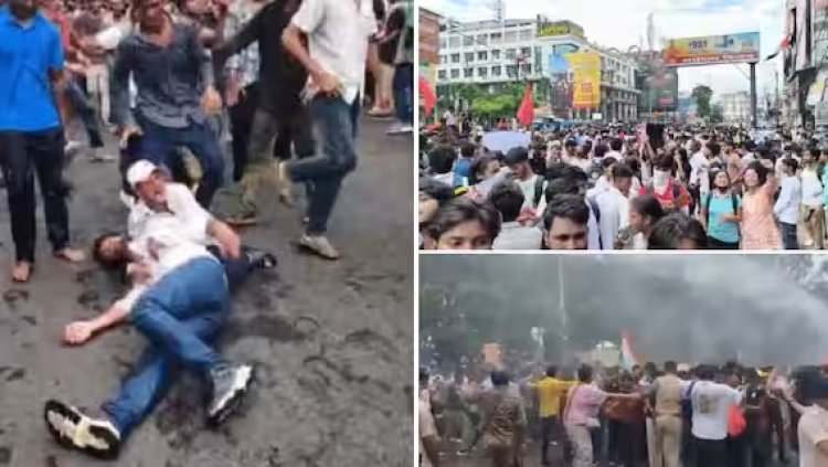 बिहारमध्येही विद्यार्थ्यांवर पोलिसांचा बळाचा वापर; पेपरफुटीविरोधी आंदोलन चिघळलं, लाठीचार्जाने वातावरण तापलं