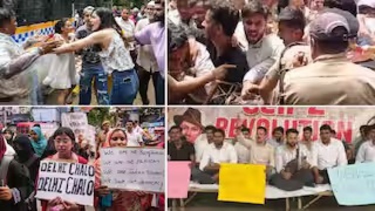 महाराष्ट्र, बिहार, यूपी, राजस्थानसह अनेक राज्यांत आंदोलनाचा वणवा; विद्यार्थी आणि वकील आक्रमक
