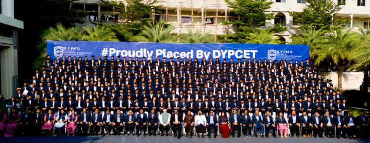 डी. वाय. पाटील इंजिनिअरिंगचा प्लेसमेंटमध्ये नवा विक्रम; ६३८ विद्यार्थ्यांची नामांकित कंपन्यांमध्ये निवड