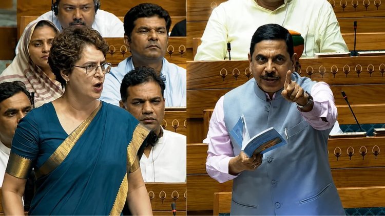 प्रियांका गांधींच्या एका वक्तव्याने संसदेत खळबळ! प्रल्हाद जोशींबाबत नेमका वाद काय?