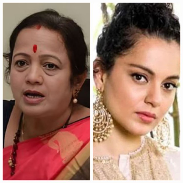 कंगना रणौतच्या वक्तव्यावर किशोरी पेडणेकरांचा संताप; पत्रकारांशी बोलताना केली जोरदार टीका