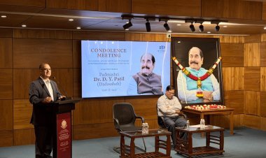 डॉ. डी. वाय. पाटील यांच्या विचारांचा वारसा पुढे नेणे हीच त्यांना खरी श्रद्धांजली; कुलगुरू डॉ. राकेश कुमार शर्मा