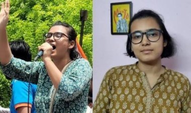 AISA अध्यक्षा नेहा बोरांवर आंदोलनादरम्यान शाईफेक; म्हणाल्या, 'अश्रुधुरांना घाबरलो नाही, या शाईने काय होणार?
