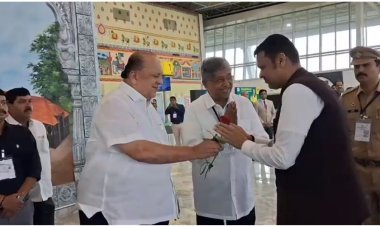मुख्यमंत्री देवेंद्र फडणवीस कोल्हापुरात; लोकप्रतिनिधी आणि प्रशासनाकडून स्वागत