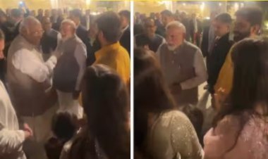 PM मोदी, राहुल अन् प्रियांका गांधी आमनेसामने आल्याचा व्हिडिओ व्हायरल; रेवती सुळेंच्या रिसेप्शनमधील असल्याचा दावा, पण सत्य काय?