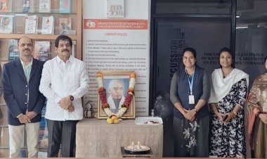 शरद इन्स्टिट्युट ऑफ टेक्नॉलॉजीमध्ये 'राष्ट्रीय ग्रंथपाल दिन' उत्साहात; पद्मश्री डॉ. एस. आर. रंगनाथन यांना अभिवादन