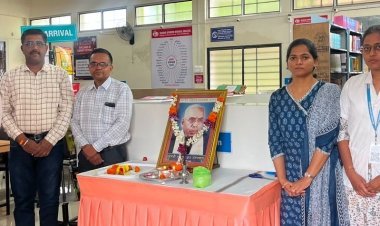 शरद आयुर्वेद मेडिकल कॉलेजच्या ग्रंथालयात 'ई-मेल अलर्ट' सेवा सुरू; राष्ट्रीय ग्रंथपाल दिनानिमित्त उपक्रम