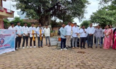 न्यू कॉलेज ऑफ फार्मसी आणि उंचगाव ग्रामपंचायतीच्या वतीने  स्वच्छता अभियान ; पथनाट्याद्वारे आरोग्याचा संदेश