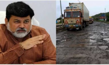 उद्योजकांसाठी नाही तर उद्योगमंत्र्यांसाठी पायघड्या! चाकण MIDC मध्ये रात्रीच्या अंधारात खड्डे बुजवण्याची प्रशासकीय 'कसरत'