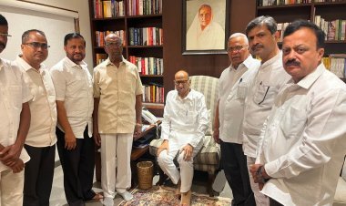 टाकळी एमआयडीसी प्रश्नासाठी शरद पवारांची घेतली भेट ; उद्योगमंत्र्यांशी चर्चा करून प्रस्ताव रद्द करण्याचे दिलेले आश्वासन