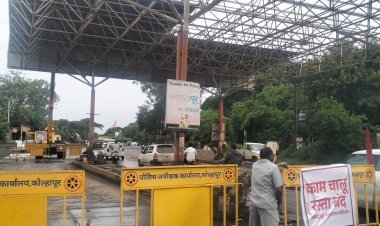 सरनोबतवाडी, शाहू व शिरोली टोल नाक्यांवरील जुने स्ट्रक्चर हटविण्याची कार्यवाही सुरु