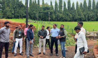 खासबाग मैदानाच्या कामांना गती - आयुक्त डॉ.राजेंद्र भारुड