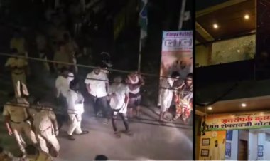 नागपुरात काँग्रेस नगरसेवकाच्या घरावर गोळीबार; CCTV मध्ये थरार कैद