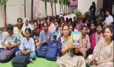 नागपुरातील अप्पर आदिवासी आयुक्त कार्यालयात विद्यार्थ्यांचा ठिय्या; थेट मुख्यमंत्र्यांकडे मागणी, म्हणाले, ‘आमच्या आंदोलनाकडे लक्ष द्या’