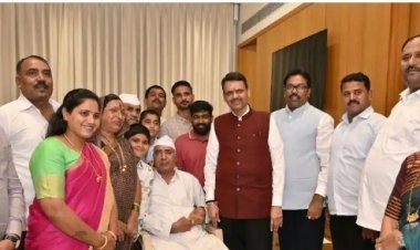 महायुतीला पराभवाचा धक्का देणाऱ्या गोकुळ गितेंच्या घरी देवेंद्र फडणवीस अचानक पोहोचले; राजकीय वर्तुळात चर्चांना उधाण