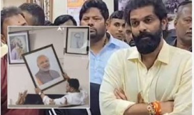 ‘छत्रपती शिवाजी महाराजांच्या बाजूला नरेंद्र मोदींचा फोटो कशासाठी?; अमित ठाकरेंचा मुख्याध्यापकांना सवाल, अन् पुढच्याच क्षणी फोटो हटवला
