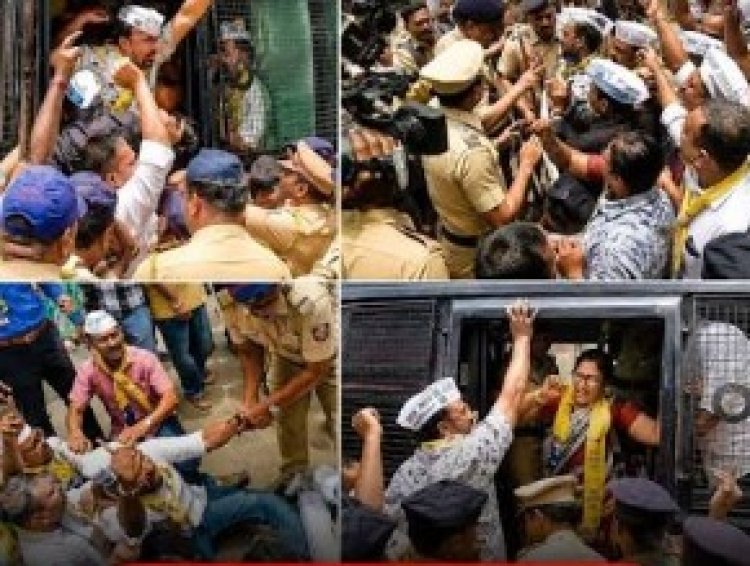 E20 इंधनावरून नागपुरात काँग्रेस आक्रमक; नितीन गडकरींच्या घरावर जनआक्रोश मोर्चा