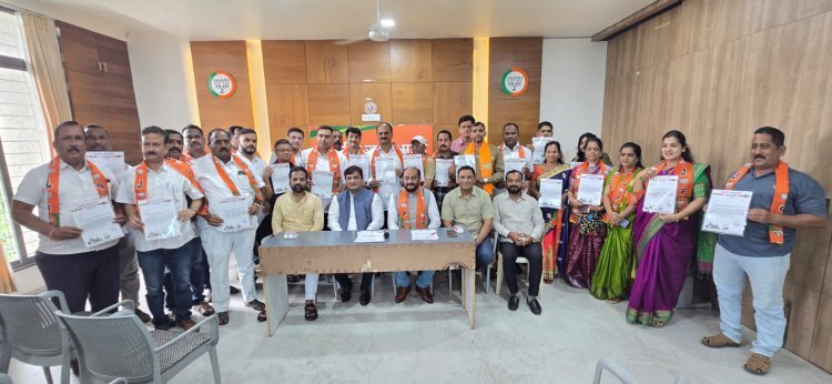 भाजप उद्योग आघाडीच्या नवनिर्वाचित पदाधिकार्‍यांना दिली नियुक्ती पत्रे