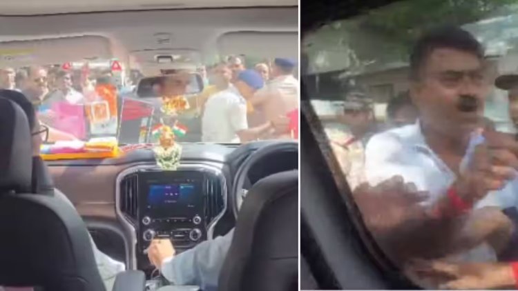 Z+ सुरक्षा असतानाही ममता बॅनर्जींच्या कारवर चिखल-गाळ फासला; चपला आणि दगडही फेकले, दीदी म्हणाल्या, ‘खिडकी उघडी असती तर माझं डोकं फुटलं असतं