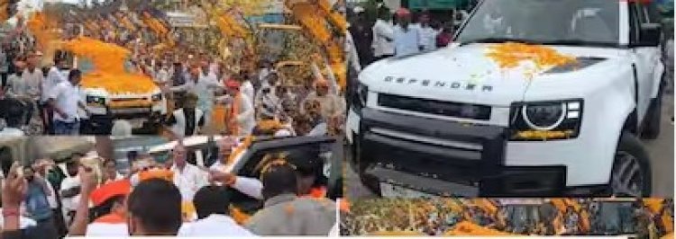 मनोज जरांगेंना ‘डिफेंडर’ देणारे सुभाष भोसले कोण? कारची किंमत किती? मराठा कार्यकर्त्याने दिली सविस्तर माहिती