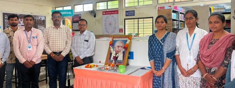 शरद आयुर्वेद मेडिकल कॉलेजच्या ग्रंथालयात 'ई-मेल अलर्ट' सेवा सुरू; राष्ट्रीय ग्रंथपाल दिनानिमित्त उपक्रम