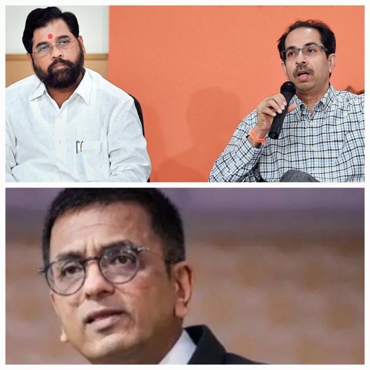 चंद्रचूड यांच्या घटनापीठाच्या शिवसेना निकालाचा फेरविचार करा; ठाकरेंच्या वकिलांची मोठी मागणी