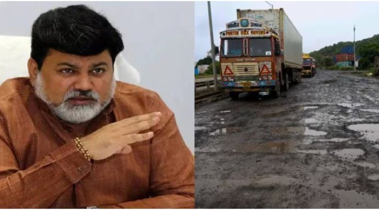 उद्योजकांसाठी नाही तर उद्योगमंत्र्यांसाठी पायघड्या! चाकण MIDC मध्ये रात्रीच्या अंधारात खड्डे बुजवण्याची प्रशासकीय 'कसरत'