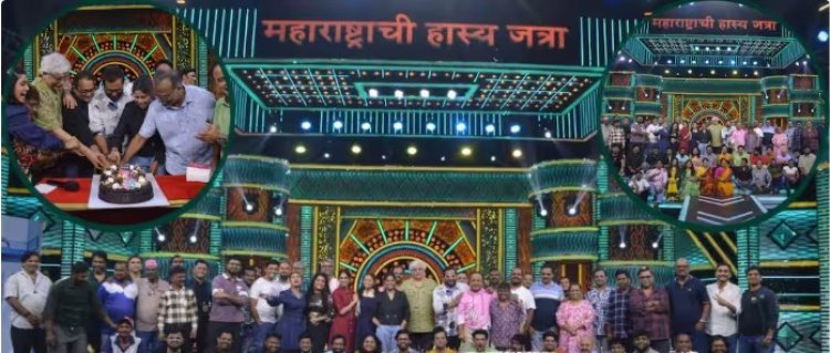 हसवता हसवता ‘महाराष्ट्राची हास्यजत्रा’ला 8 वर्षे पूर्ण; सेटवर रंगला खास सेलिब्रेशनचा सोहळा