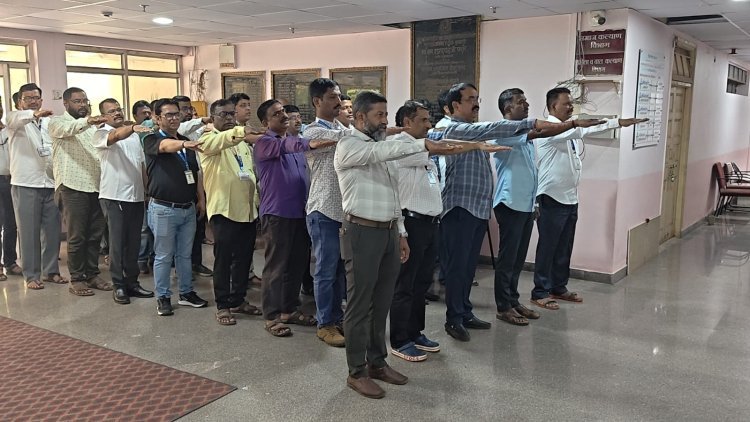 जिल्हा परिषद येथे सद्भावना दिनानिमित्त सर्वधर्मसमभावाची शपथ