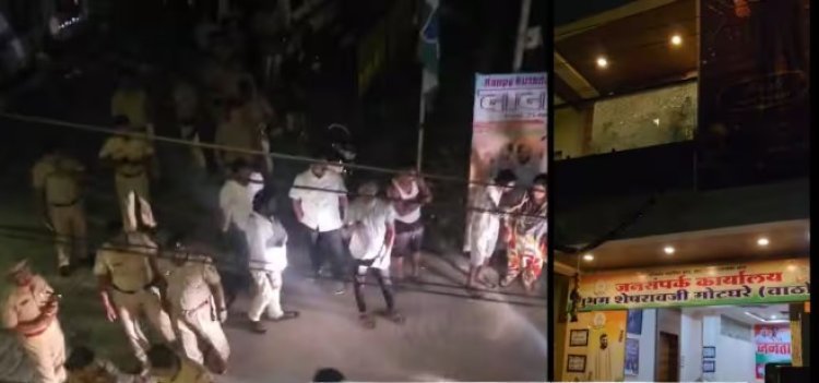 नागपुरात काँग्रेस नगरसेवकाच्या घरावर गोळीबार; CCTV मध्ये थरार कैद
