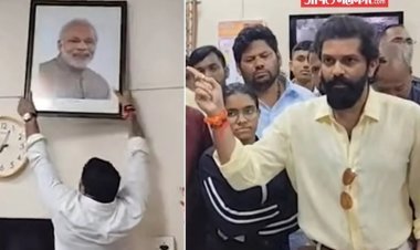 पंतप्रधान मोदींचा फोटो हटवल्याप्रकरणी पुण्यात मोठी कारवाई; मनसेच्या दोन पदाधिकाऱ्यांना अटक, अमित ठाकरेंवरही गुन्हा