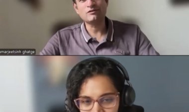 चिमगावच्या डॉ. मोनिका एकल यांच्याशी राजे समरजितसिंह घाटगे यांचा संवाद