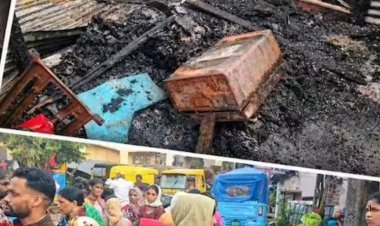 बेळगावमध्ये गणेशोत्सवाच्या आनंदावर विरजण: भीषण आगीत एकाच कुटुंबातील चौघांचा होरपळून मृत्यू, दोघे गंभीर