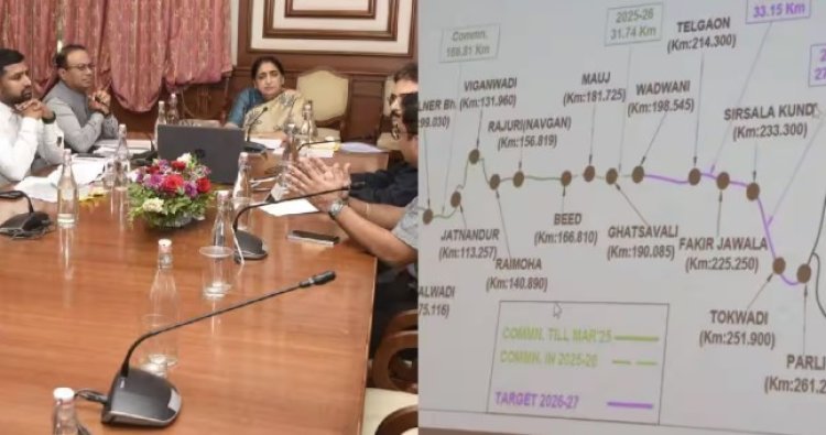 बीड-पुणे रेल्वे 17 सप्टेंबरपासून धावणार; बीड-मुंबई रेल्वे डिसेंबरमध्ये सुरू होणार, सुनेत्रा पवारांच्या युद्धपातळीवर कामाच्या सूचना