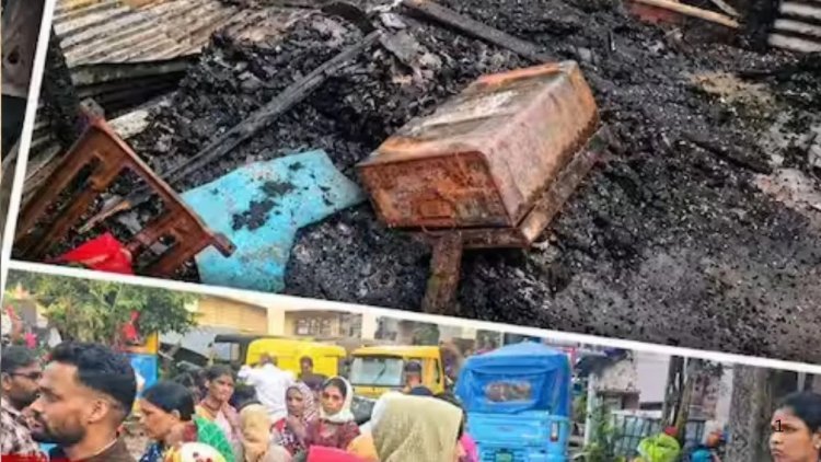 बेळगावमध्ये गणेशोत्सवाच्या आनंदावर विरजण: भीषण आगीत एकाच कुटुंबातील चौघांचा होरपळून मृत्यू, दोघे गंभीर