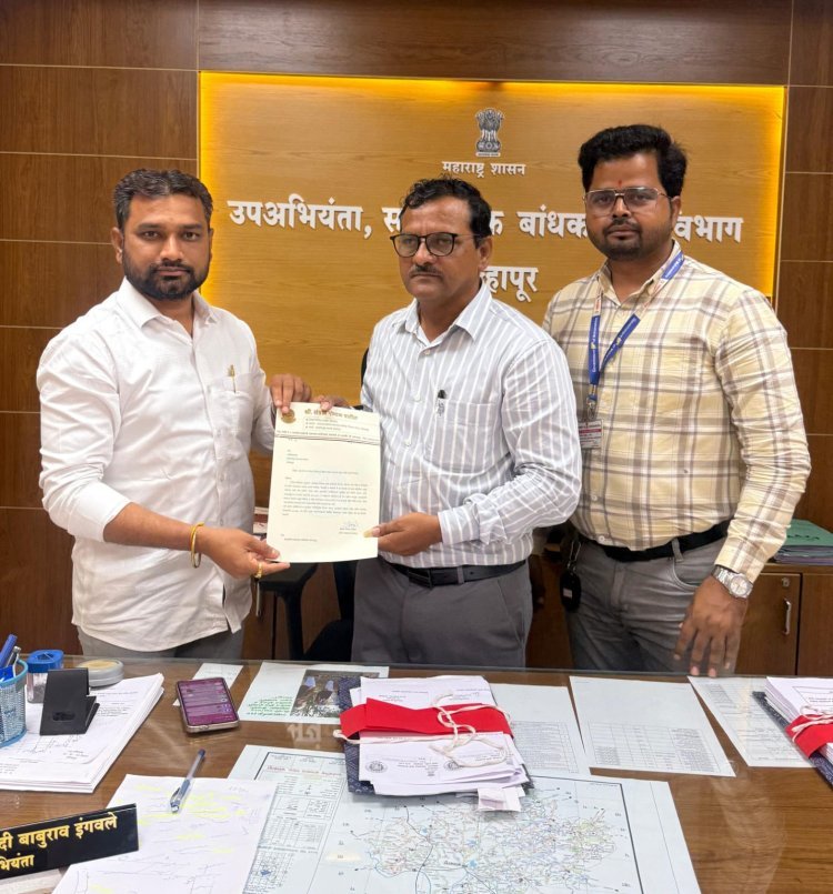 मोरेवाडी रस्त्यावर स्ट्रीट लाईट लावाव्यात - जि. प. सदस्य संग्राम पाटील
